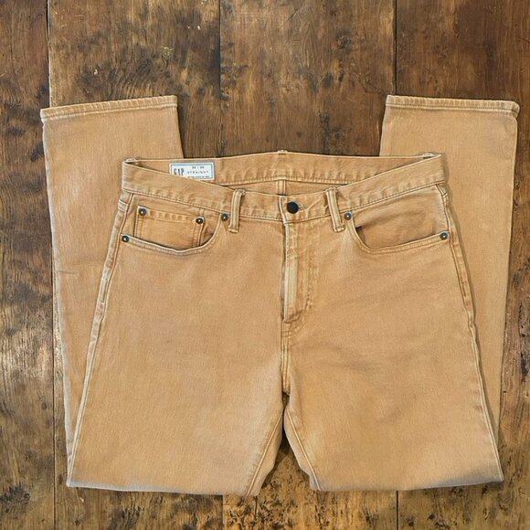 GAP Men's Straight Leg Jeans in GapFlex 33” x 30” - Picture 4 of 5